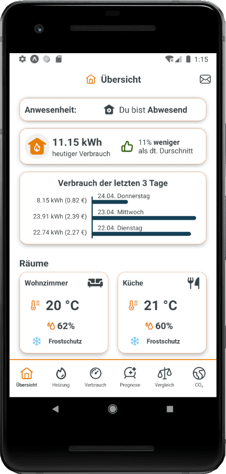 SECAI Smart Heating App